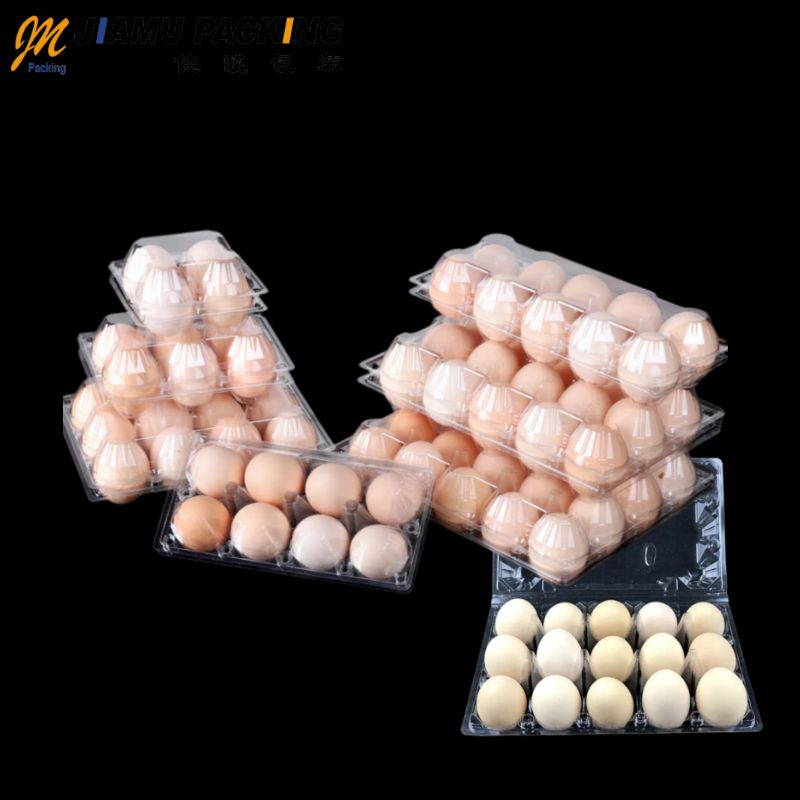 durable egg packaging tray plastic high quality cheap transparent egg